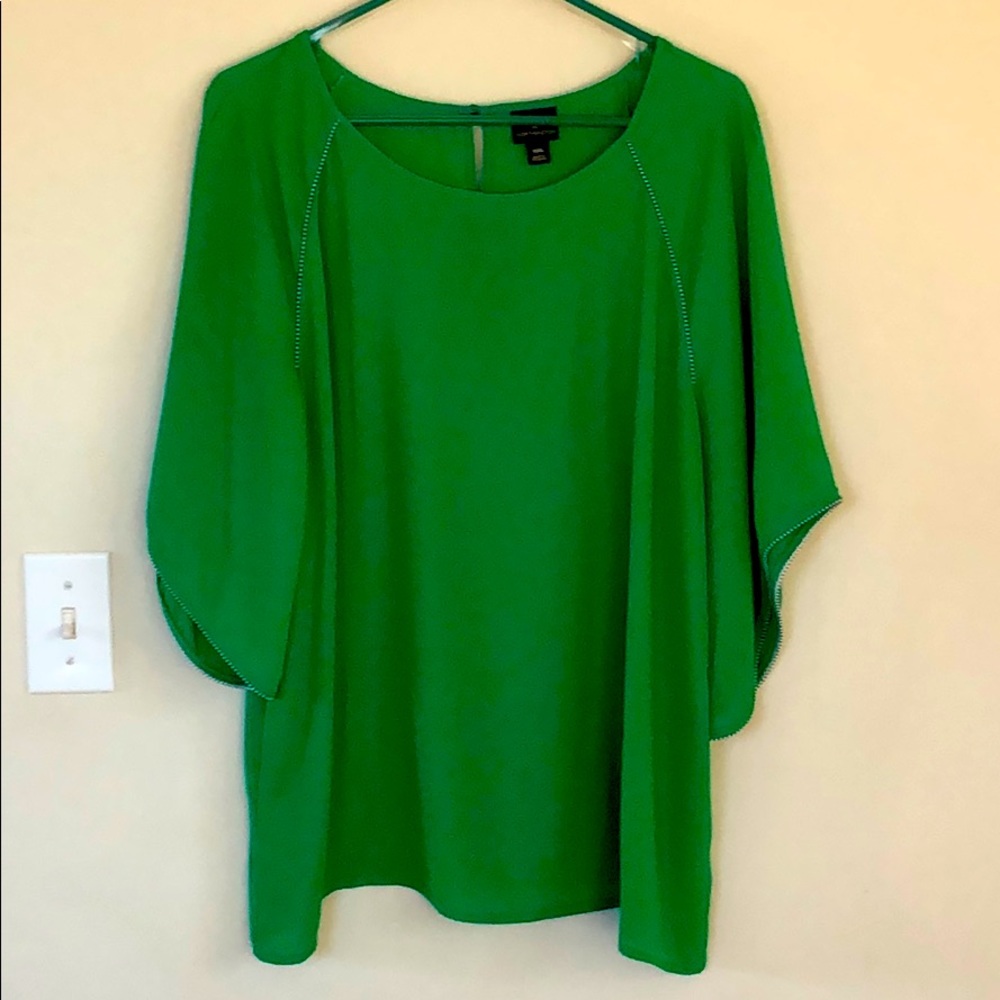 Green blouse